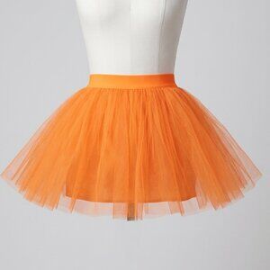 SMIFFY - Vibrant Orange Tulle Skirt - Tutu - OZ